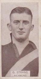 1933 Wills's Victorian Footballers (Small) #194 Gordon Strang Front